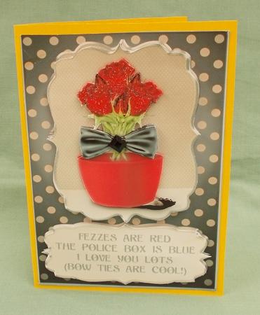 I Love You More Than Fezzes and Bowties, Valentine by Diane  Vermeer