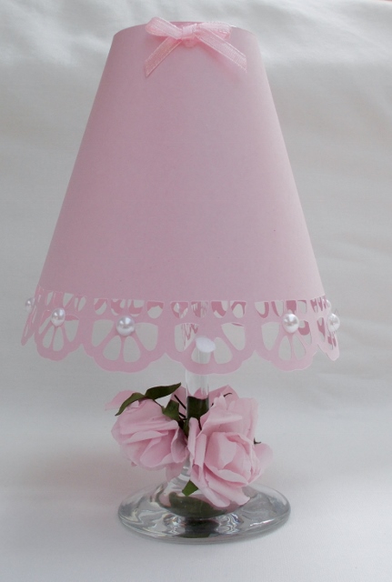 Wineglass Tealight Lamp Shades No 2 by Diane  Vermeer