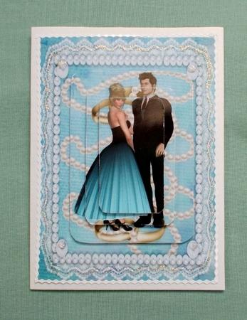 Couple in Love for Engagement Wedding Anniversary by Diane  Vermeer