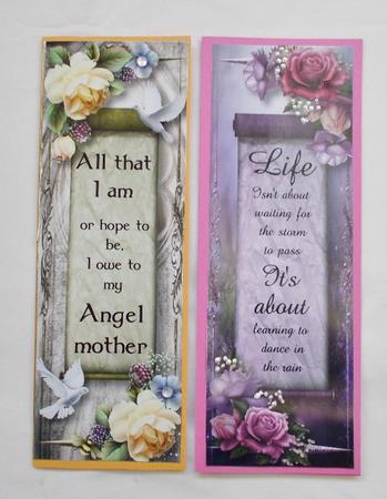 2 Large Dl Inspiration Toppers - Life Isn't About -  by Diane  Vermeer