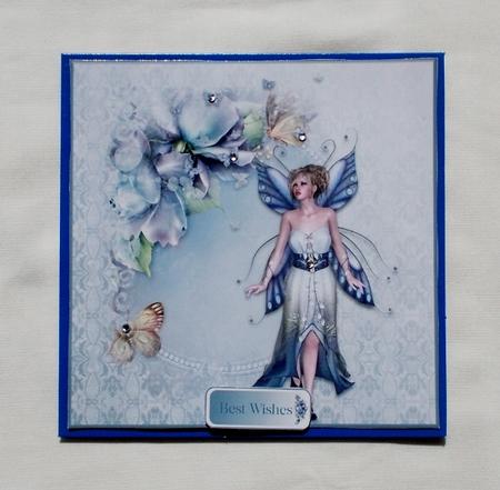 Blue Rose Fairy by Diane  Vermeer