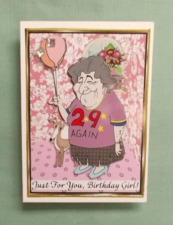 Aged Birthday Girl by Diane  Vermeer