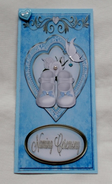 Baby Boy Naming Ceremony/ Christening Dl Topper by Diane  Vermeer