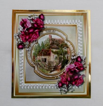 Beautifil Rose Cottage (pyramid ) by Diane  Vermeer
