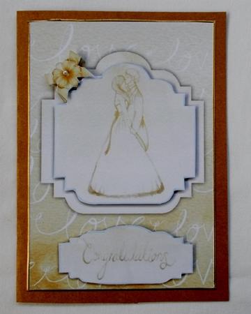 Ps005 Engagement or Wedding Couple Golds by Diane  Vermeer