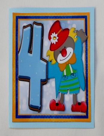 Lovely Clown 4year Old Birthday  by Diane  Vermeer