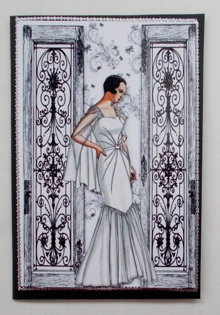 Lady in a Frame 5 by Diane  Vermeer