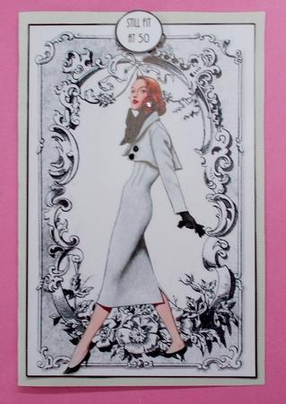 Lady in a Frame 8 by Diane  Vermeer