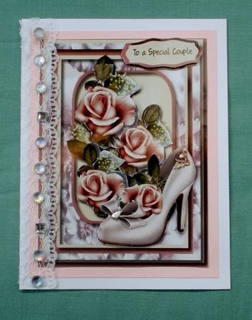 Congratulations Wedding or Anniversary Card  by Diane  Vermeer