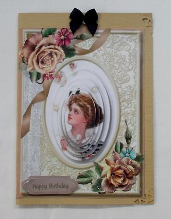 A Vintage Lady Blowing Bubbles  by Diane  Vermeer