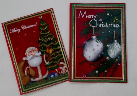 Two Christmas Toppers for Christmas by Diane  Vermeer