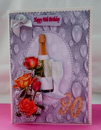 Wishing You a Very Happy 90th Birthday by Diane  Vermeer