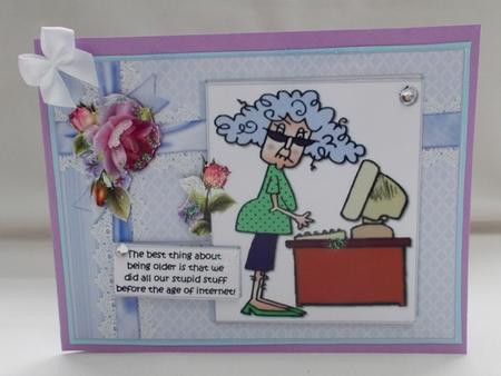 Stella the Benefits of Getting Older Quick Card by Diane  Vermeer