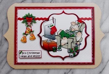 Christmas Relax and Enjoy Quick Card by Diane  Vermeer