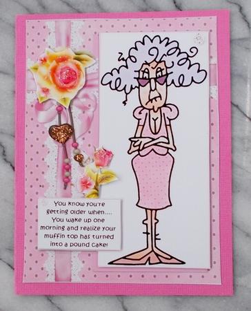 Stella and Her Muffin Top Quick Card by Diane  Vermeer