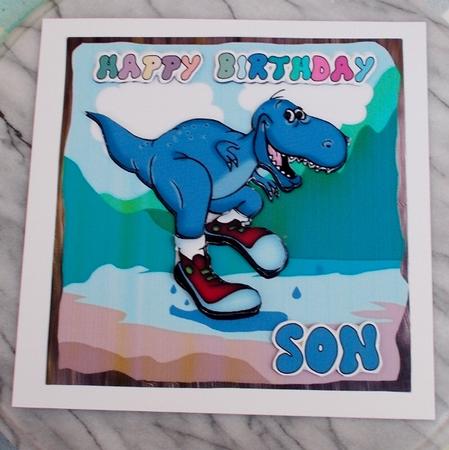 Dinosaur Birthday Quick Card by Diane  Vermeer