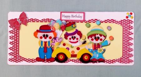 3 Clowns Messing About Dl by Diane  Vermeer