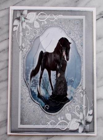 Black Queen A5 Pyramid Topper by Diane  Vermeer