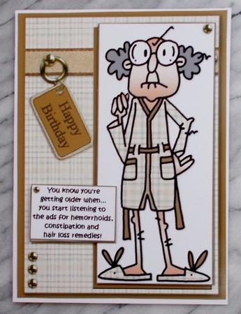 Gus About Getting Older Quick Card by Diane  Vermeer