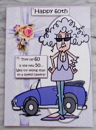 Stella Says 60 is the New 50 Quick Card by Diane  Vermeer