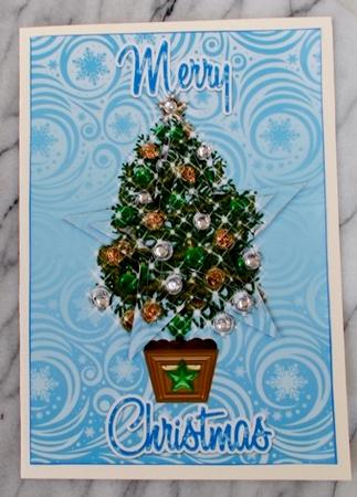 Christmas Tree Star Pyramid 3 by Diane  Vermeer