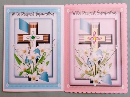 Quick and Easy Sympathy Toppers  by Diane  Vermeer