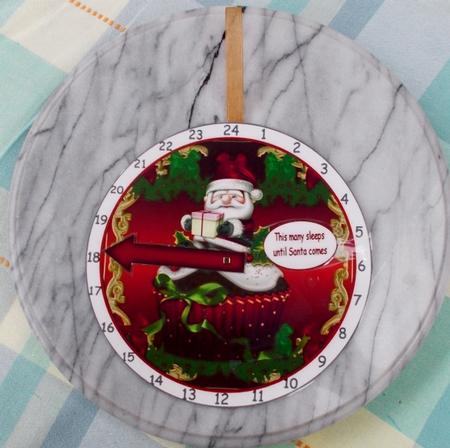 Advent Clock Cupcake by Diane  Vermeer