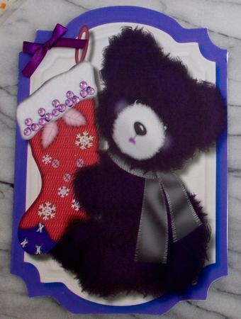 Print, Cut, and Fold, Teds Pink Sock  by Diane  Vermeer