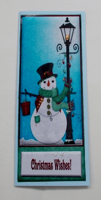 Snowman Christmas Wishes by Diane  Vermeer