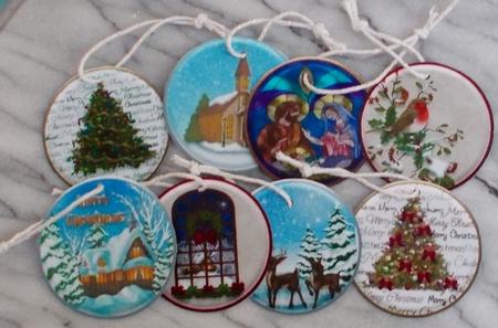 Christmas Delights 55mm Toppers or Tags by Diane  Vermeer