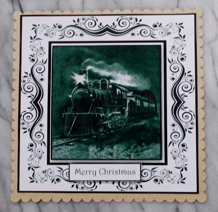 Monochrome the Polar Express by Diane  Vermeer