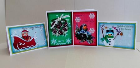 Christmas Toppers 2 by Diane  Vermeer