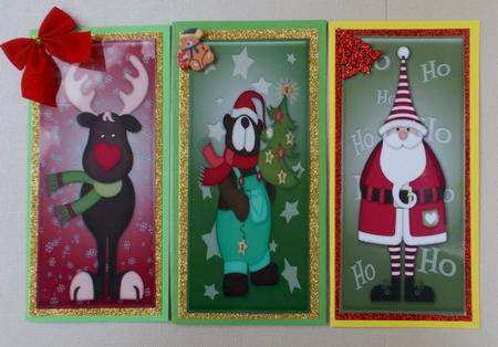 Dl Quick Topper Trio for Christmas by Diane  Vermeer