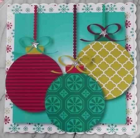 Teal & Magenta Christmas - Baubles by Diane  Vermeer