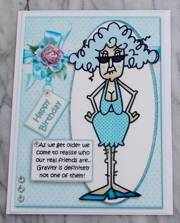 Stella Knows Who Her Friends Are Quick Card by Diane  Vermeer