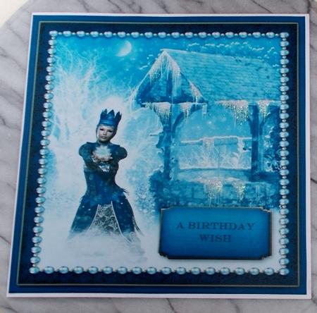 Blue Snow Queen -  a Birthday Wish by Diane  Vermeer