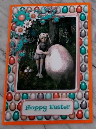 Easter Wishes A5 Topper by Diane  Vermeer