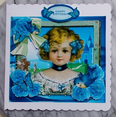 Magical Moments Decoupage Card Front by Diane  Vermeer