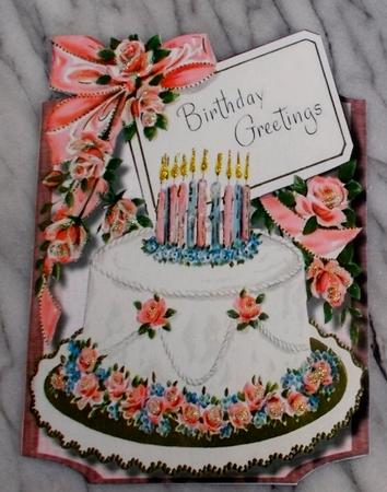 Print, Cut, and Fold, Beautiful Birthday Cake  by Diane  Vermeer