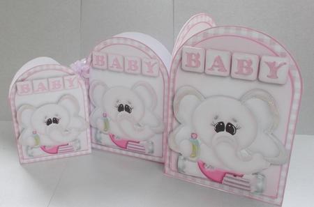 Pink Ellie New Baby by Diane  Vermeer