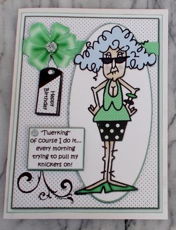 Stella and Twerking Quick Card by Diane  Vermeer