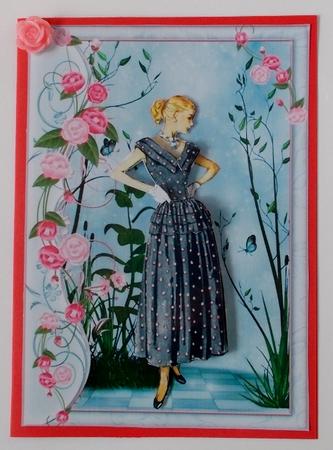1950's Lady Dotty Fashion Show by Diane  Vermeer