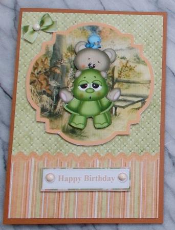 Fun in the Woods Topper & Decoupage by Diane  Vermeer