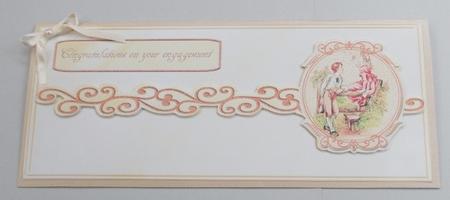 Vintage Engagement Card Front by Diane  Vermeer