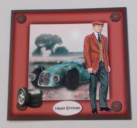 The Man and His Car by Diane  Vermeer