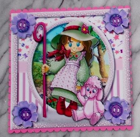 8x8 Mini Kit, Little Bo- Peep by Diane  Vermeer