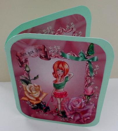 Spring Walk Card and Insert by Diane  Vermeer