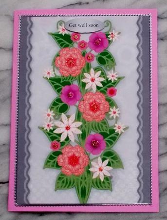 Mixed Flowers - a Floral Arrangement and Insert-3 by Diane  Vermeer