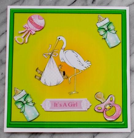 Stork Baby by Diane  Vermeer