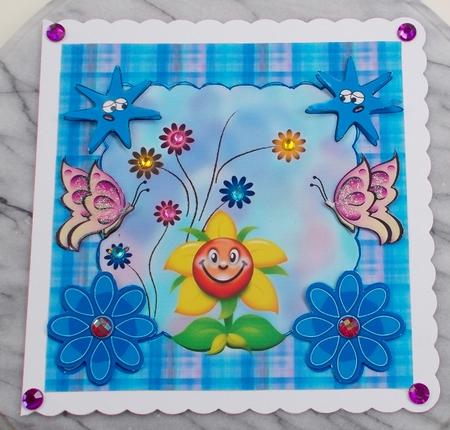 Sunshine Blue Card by Diane  Vermeer